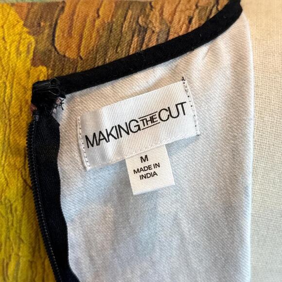 Multicolored patchwork midi dress - Picture 6 of 6